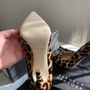 Barney’s New York Pony Hair Leopard Pumps!